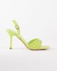 SIMMI Shoes Simmi London Cindy heeled sandals with sequins in green - 1