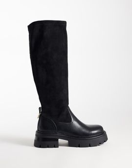 SIMMI Shoes Simmi London Clive chunky knee boots in black