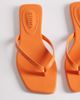 SIMMI Shoes Simmi London Danny flip flops in orange - 2