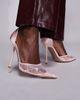 SIMMI Shoes Simmi London Deena heeled shoes in pink lace - 1
