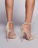 SIMMI Shoes SIMMI London Eavie heeled sandals in taupe suedette-Neutral - 3