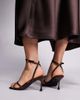 SIMMI Shoes Simmi London Eleonoora kitten heel sandals in brown - 3