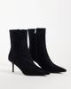 SIMMI Shoes SIMMI London Ember pointed toe ankle boots in black suedette - 2