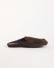 SIMMI Shoes Simmi London Kaiya loafer mules in brown Suedette - 1