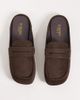 SIMMI Shoes Simmi London Kaiya loafer mules in brown Suedette - 2