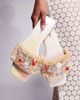 SIMMI Shoes Simmi London Lamar embellished strap flat sandals in beige-Neutral - 3
