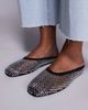 SIMMI Shoes Simmi London Luz mules in black diamante mesh - 2