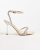 SIMMI Shoes Simmi London Maelis embellished heeled sandals in gold mirror - 1