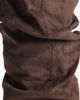SIMMI Shoes SIMMI London Maggie ruched knee boots in brown suedette - 3