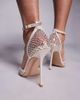 SIMMI Shoes Simmi London Mandisa heeled shoes in natural mesh rhinestone-Neutral - 2
