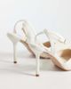 SIMMI Shoes SIMMI London Nella woven heeled shoes in stone-Neutral - 4