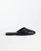 SIMMI Shoes Simmi London Nichola woven flat mules in black - 2