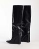 SIMMI Shoes Simmi London Oran wedge knee boots in black - 3