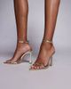SIMMI Shoes Simmi London Pearr barely there heeled sandals in gold mirror - 1