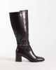 SIMMI Shoes Simmi London Romee knee boots with horsebit detail in brown - 1