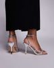 SIMMI Shoes Simmi London Sebelle embellished heeled sandals in silver mirror - 2
