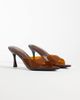 SIMMI Shoes SIMMI London Shona heeled mule sandals in chocolate-Brown - 2