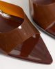 SIMMI Shoes SIMMI London Shona heeled mule sandals in chocolate-Brown - 4