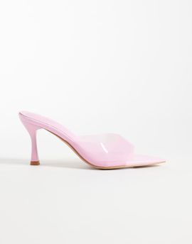 SIMMI Shoes SIMMI London Shona heeled mule sandals in pink