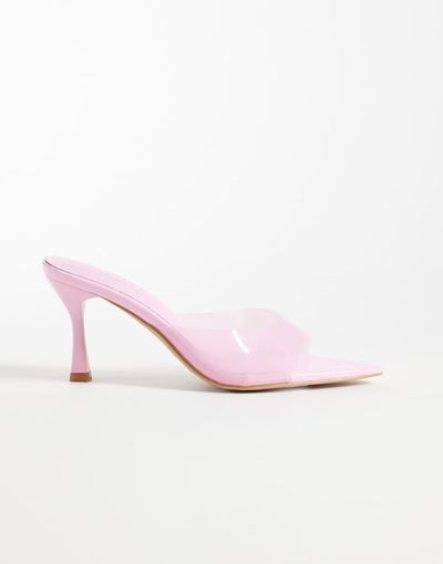 SIMMI Shoes SIMMI London Shona heeled mule sandals in pink