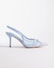 SIMMI Shoes Simmi London Susanna slingback heeled shoes in blue mesh - 1