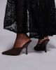 SIMMI Shoes Simmi London Syrio heeled mules in brown suedette - 3