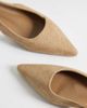 SIMMI Shoes Simmi London Teri slingback pointed flat shoes in embossed beige-Neutral - 3
