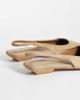 SIMMI Shoes Simmi London Teri slingback pointed flat shoes in embossed beige-Neutral - 4