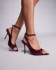 SIMMI Shoes Simmi London Theodosia high heeled sandals with ankle ties in beige-Black - 1