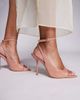 SIMMI Shoes Simmi London Theodosia high heeled sandals with tie detailing in beige-Neutral - 1
