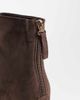 SIMMI Shoes Simmi London Thistle block heel ankle boots with zip detail in brown suedette - 3