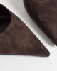 SIMMI Shoes Simmi London Wide Fit Laylin pointed toe slingback heeled pumps in brown suedette - 3