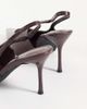 SIMMI Shoes Simmi London Wide Fit Lirien pointed slingback pumps in burgundy crinkle PU-RED - 3