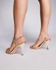 SIMMI Shoes Simmi London Yeta strappy heeled sandals in gold crinkle - 4