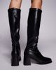 Simmi Wide Fit Simmi London Cole Wide Fit block heeled knee boots in black - 4