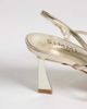 Simmi Wide Fit Simmi London Gillespie Wide Fit high heeled sandals in gold mirror - 3