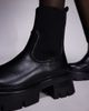 Simmi Wide Fit Simmi London Paulie Wide Fit chunky low ankle boots in black - 2