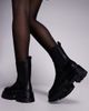 Simmi Wide Fit Simmi London Paulie Wide Fit chunky low ankle boots in black - 3