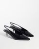 Simmi Wide Fit Simmi London Rosalind Wide Fit kitten heel slingback shoes in black - 2