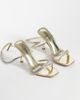 Simmi Wide Fit Simmi London Sibelle Wide Fit embellished heeled sandals in gold mirror - 2