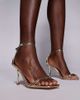 Simmi Wide Fit Simmi London Wide Fit Daya barely there sandals in gold - 1