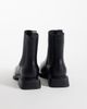 Simmi Wide Fit Simmi London Wide Fit Duff pull on ankle boots in black - 2