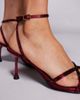 Simmi Wide Fit Simmi London Wide Fit Eleonoora kitten heel sandals in red - 2