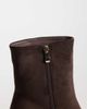 Simmi Wide Fit Simmi London Wide Fit Ember pointed toe ankle boots in brown suedette - 3