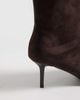 Simmi Wide Fit Simmi London Wide Fit Ember pointed toe ankle boots in brown suedette - 4