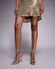 Simmi Wide Fit Simmi London Wide Fit Fenella embellished heeled sandals in gold mirror - 3