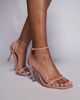 Simmi Wide Fit Simmi London Wide Fit Marnie barely there sandals in beige-Neutral - 1