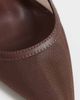 Simmi Wide Fit Simmi London Wide Fit Morley slingback heeled pumps in brown mesh - 3