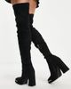 Simmi Wide Fit Simmi London Wide Fit platform heel boots in black - 2