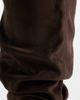 Simmi Wide Fit Simmi London Wide Fit Reece ruched knee boots in brown suedette - 3